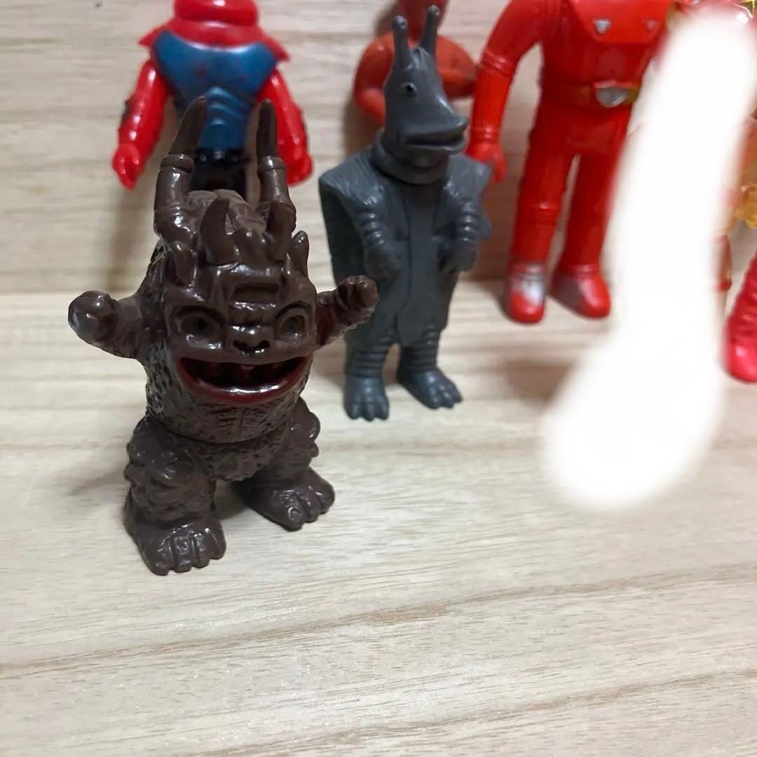 希少ブルマァク ミニ ソフビ 当時物無版権 ウルトラマン 怪獣 メフィラス星人