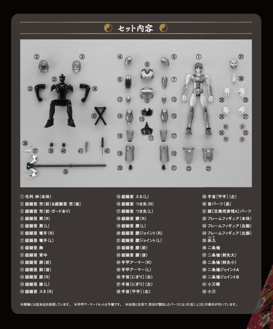 【未開封】鎧伝サムライトルーパー アーマープラス 全6体セット 配達伝票跡無