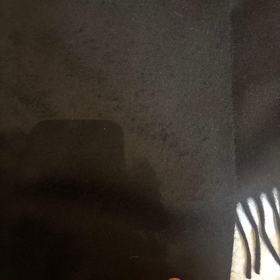 Louis Vuitton カシミヤマフラー 黒箱はない