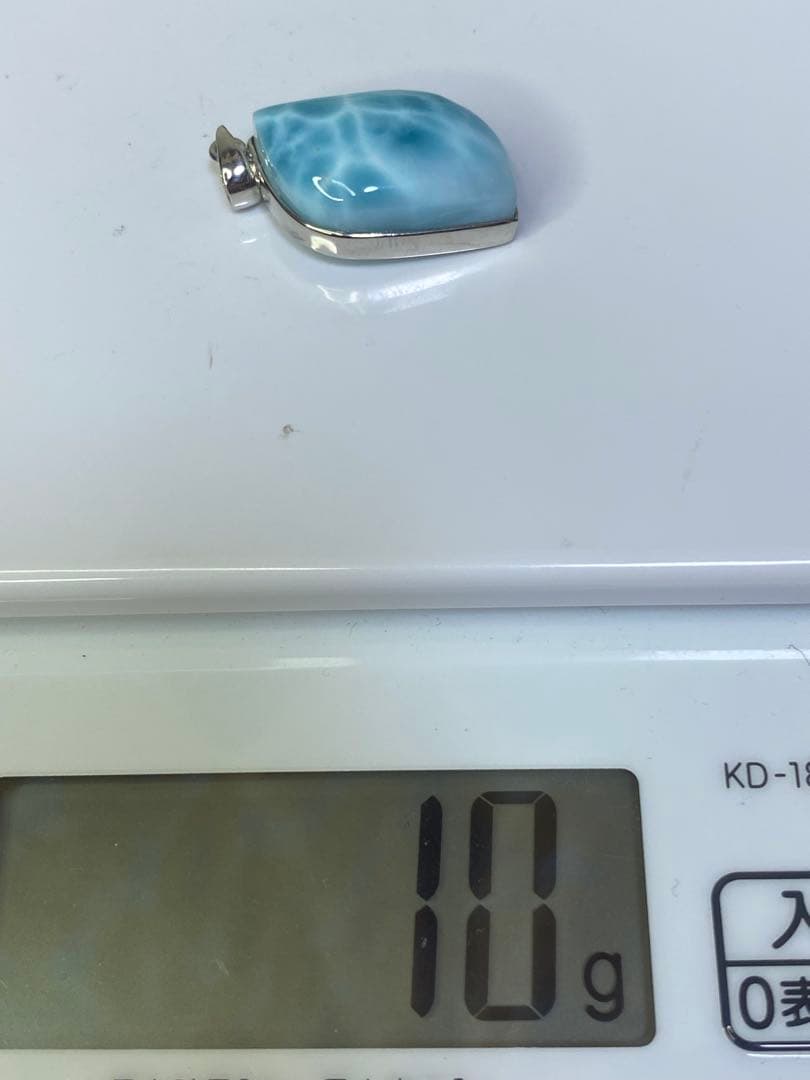 ラリマー　三大ヒーリングストーン　ペンダントトップ　ドミニカ共和国産