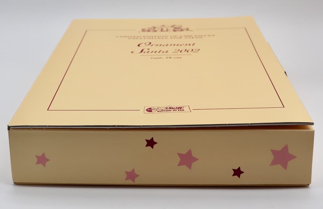 Steiff テディベア クリーム色 ピンクリボン