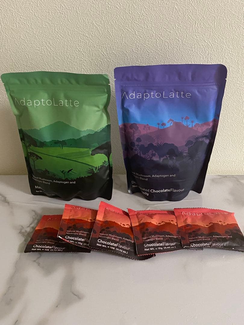 Adaptolatte アダプトラテ　抹茶　デカフェ　トラベルサイズ5袋