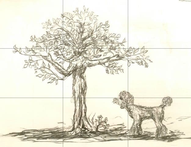 油絵　「妖精」F6