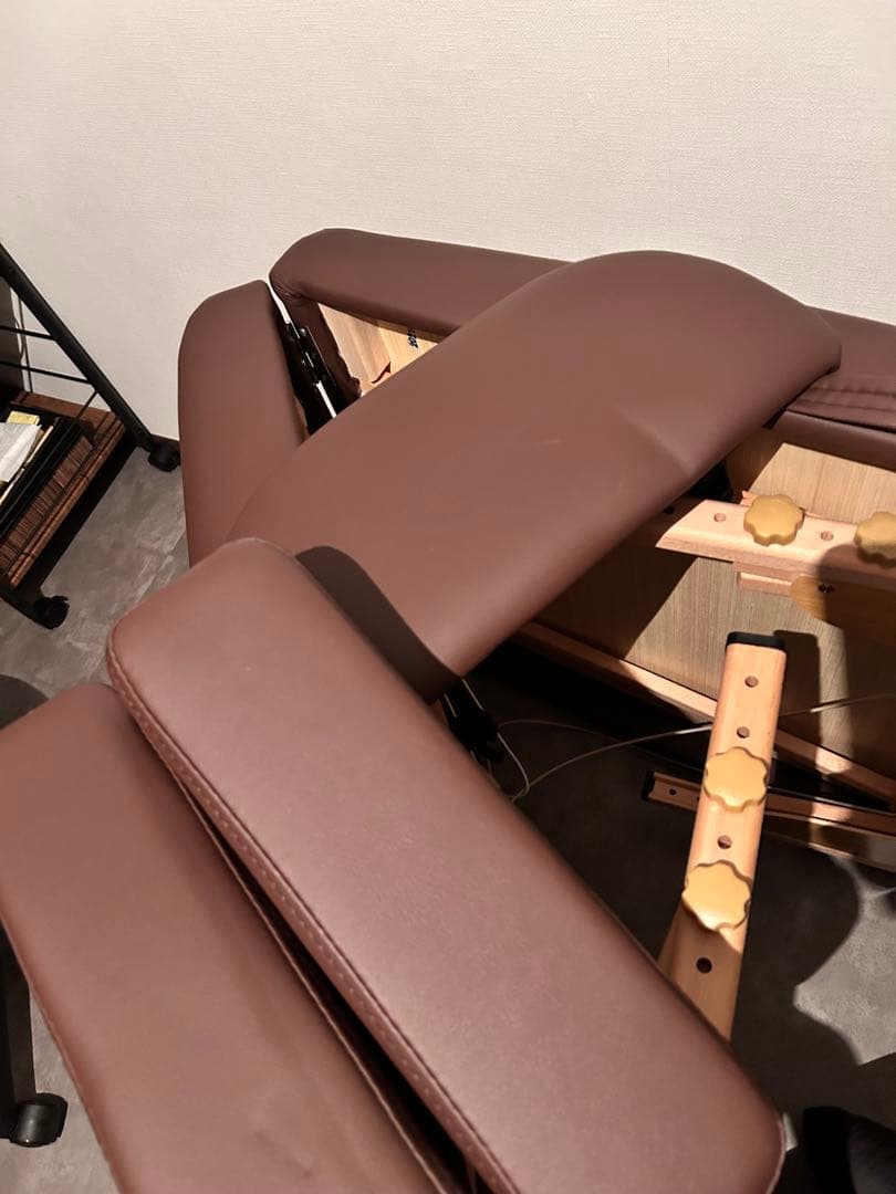 セブンビューティー　マッサージベッド　ブラウンセット