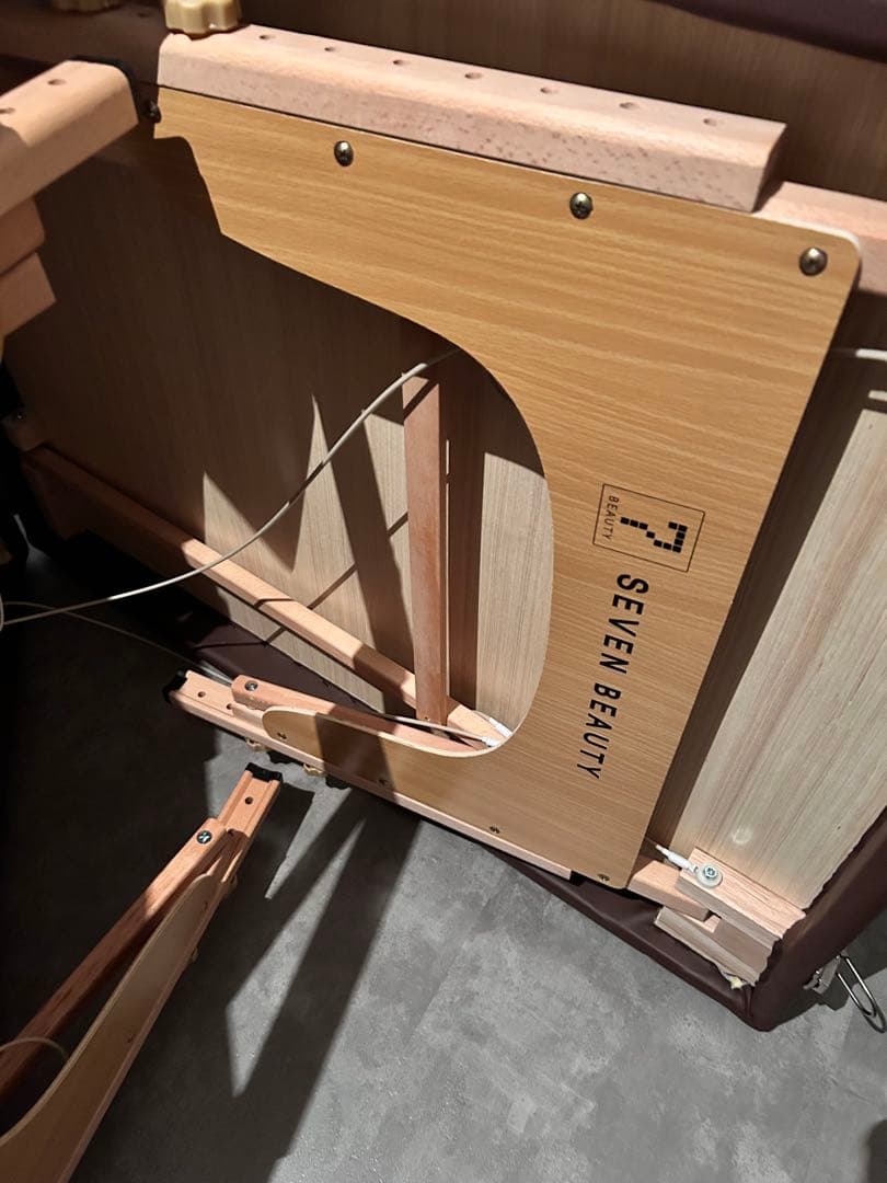 セブンビューティー　マッサージベッド　ブラウンセット