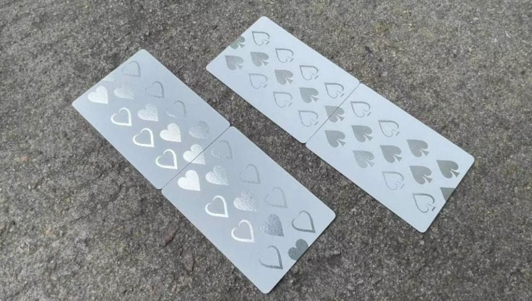 Curved Mirror Playing Cards 新品2個