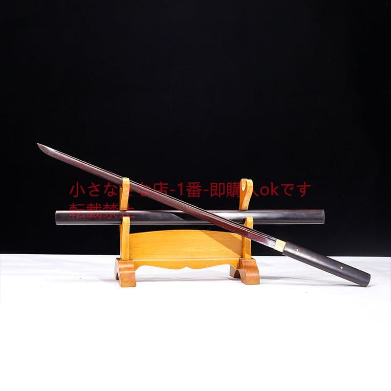 黒檀直唐横刀素装黒檀金  古兵器 武具 刀装具 日本刀 模造刀 居合刀