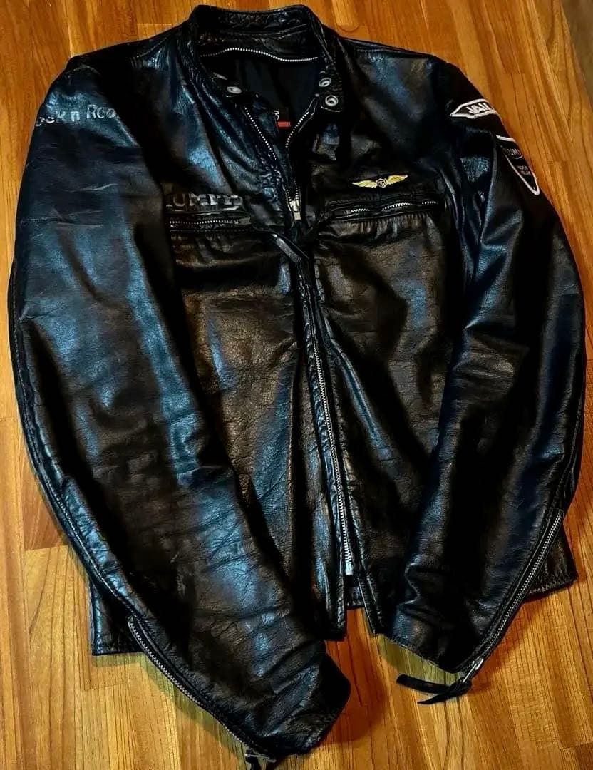 Broocks ブルックス レザージャケット ライダース ヴィンテージ