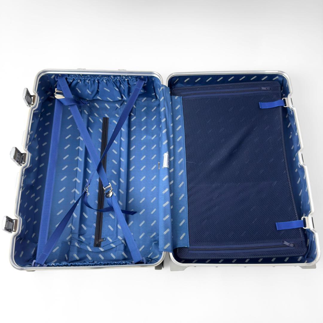 リモワ トパーズ 63L 2輪 TSAロックベルト付 ジャンボトローリー アルミ