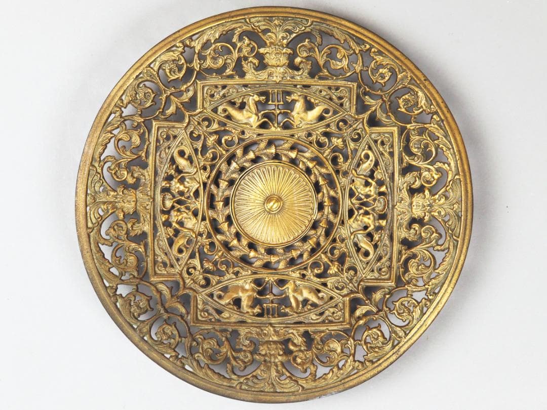 カルル・フリードリッヒ・シンケル 真鍮製 海馬と人魚 ウォッシュコンポート