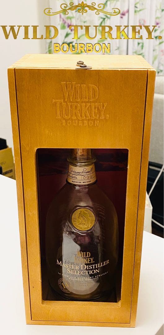 【空瓶】希少 完売品 限定品 ワイルドターキー バーボン ウイスキー 14年