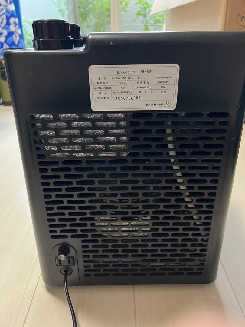 美品　ゼンスイ　クーラーZR75E おまけダブルタップ　2本