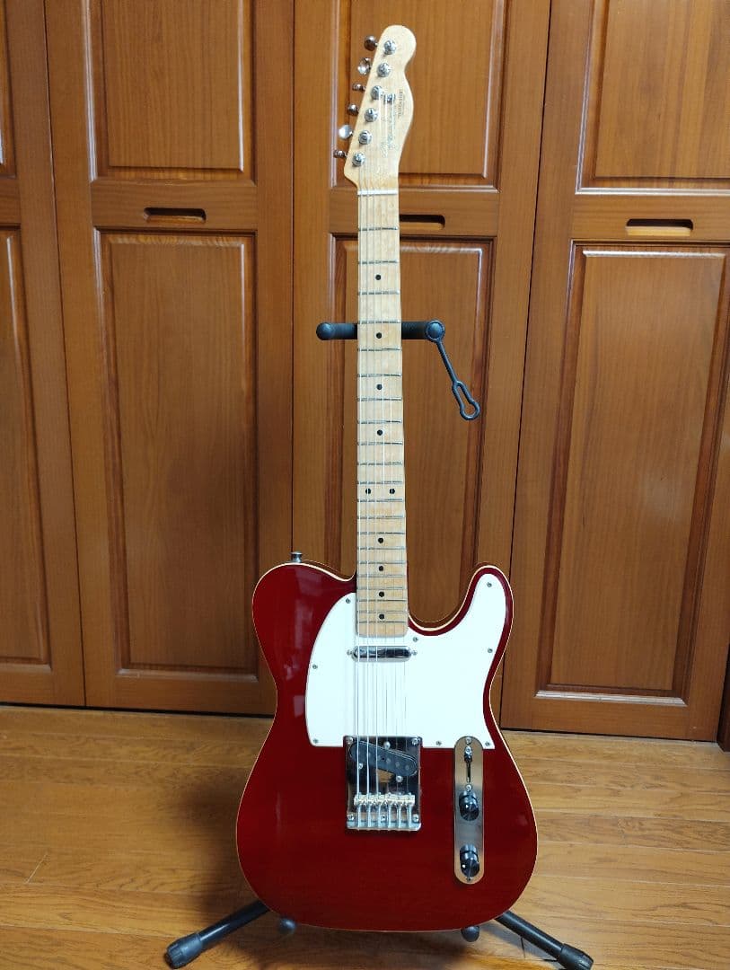最終値下げ　テレキャスター　チェリーレッド　コンポーネントギター
