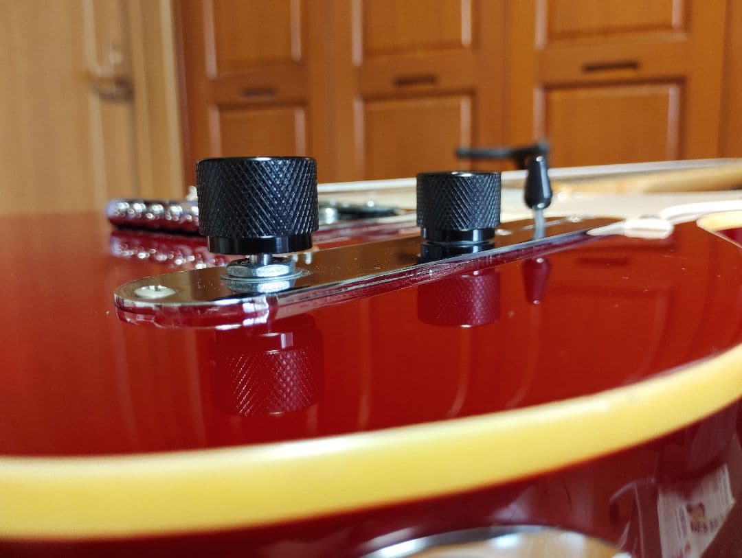 最終値下げ　テレキャスター　チェリーレッド　コンポーネントギター