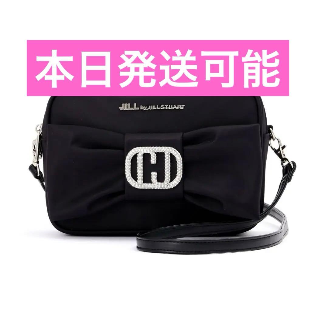 JILLSTUART リボンポシェット レディース ショルダーバッグ ブラック