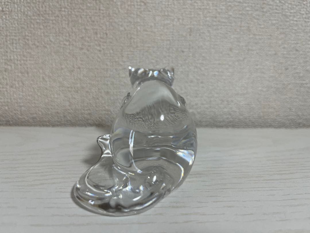 猫　置物　バカラ　Baccarat