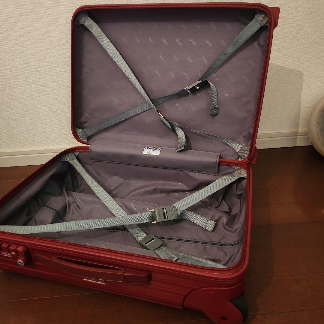 美品　廃盤　RIMOWA レッドキャリーケース ２輪　35L