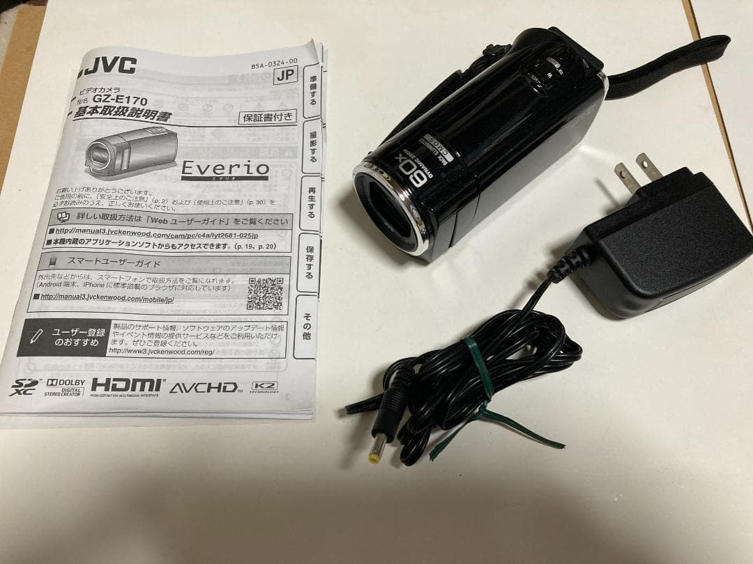 JVCケンウッド　フルHDビデオカメラ　エブリオ　 GZ-E170　動作確認済み