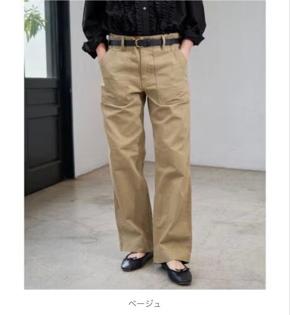 【美品】Spick&Span ルーズベイカーパンツ/ワークパンツ