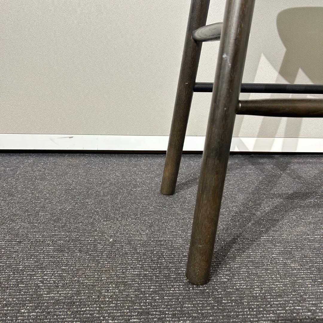 マルニ木工　T＆O　O2スツールMid　ナチュラルブラック　木製カウンターチェア