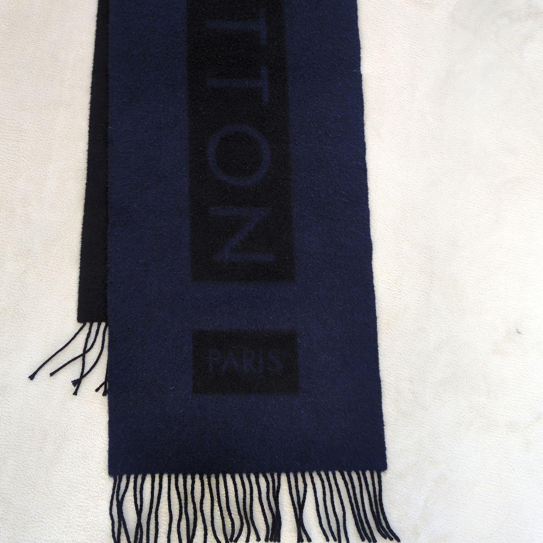 LOUIS VUITTON ネイビー マフラー