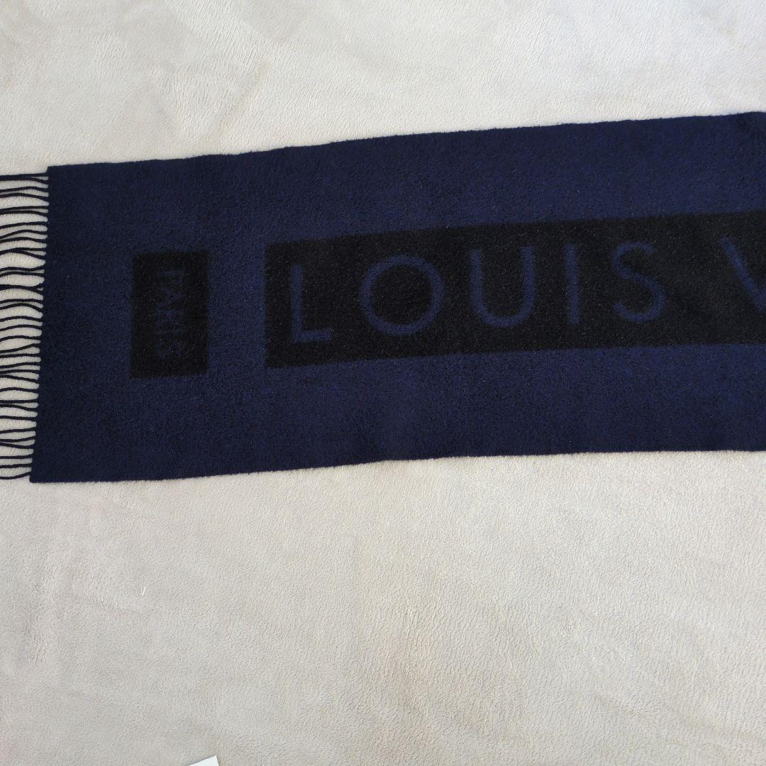 LOUIS VUITTON ネイビー マフラー