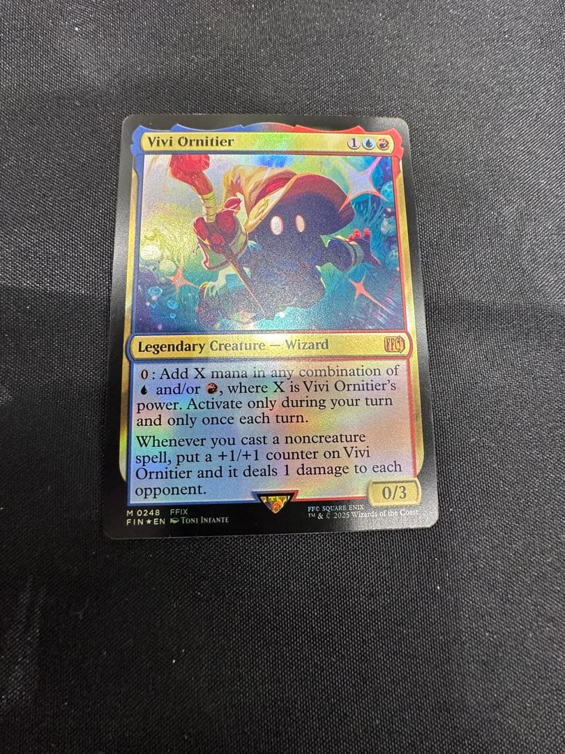 【MTG】迷える黒魔道士、ビビ　英語foil①