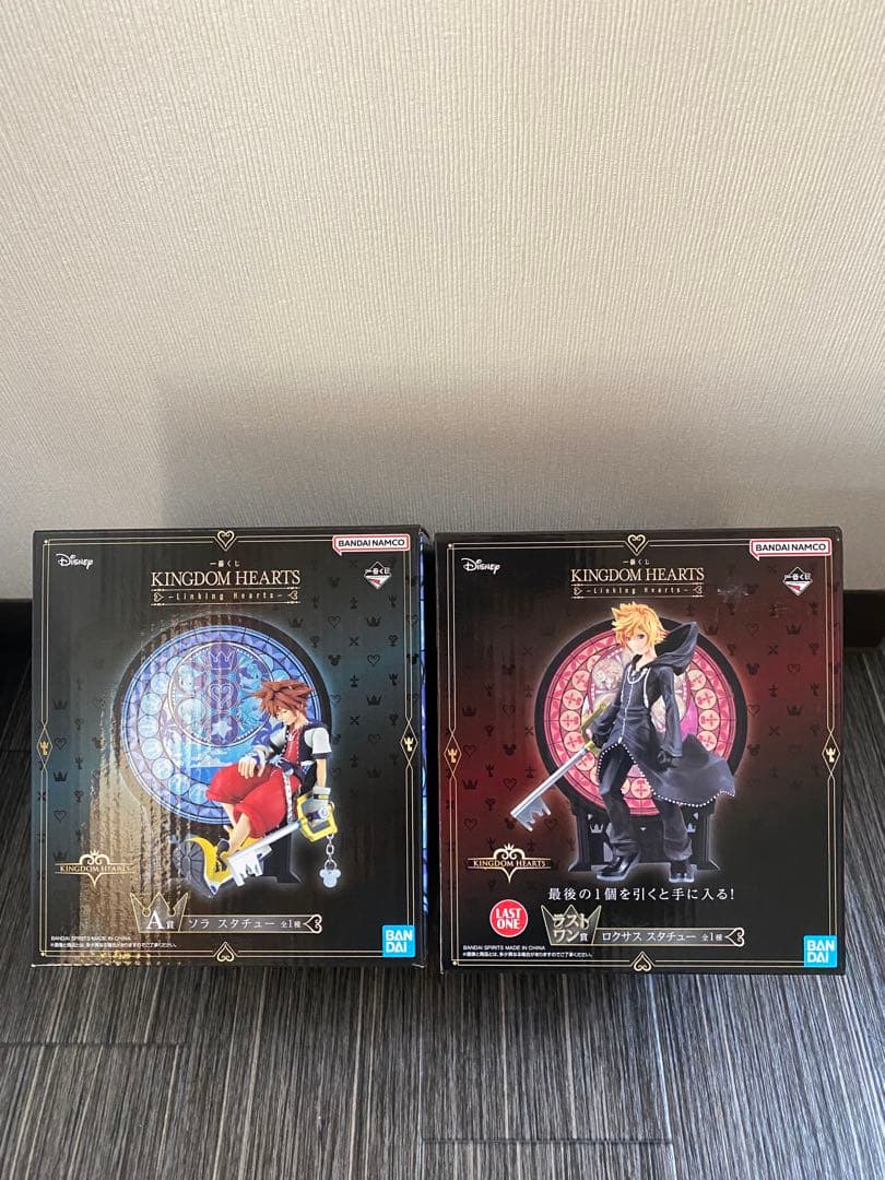 新品2個セット　キングダムハーツ 一番くじ　A賞&ラストワン賞　ソラ　ロクサス