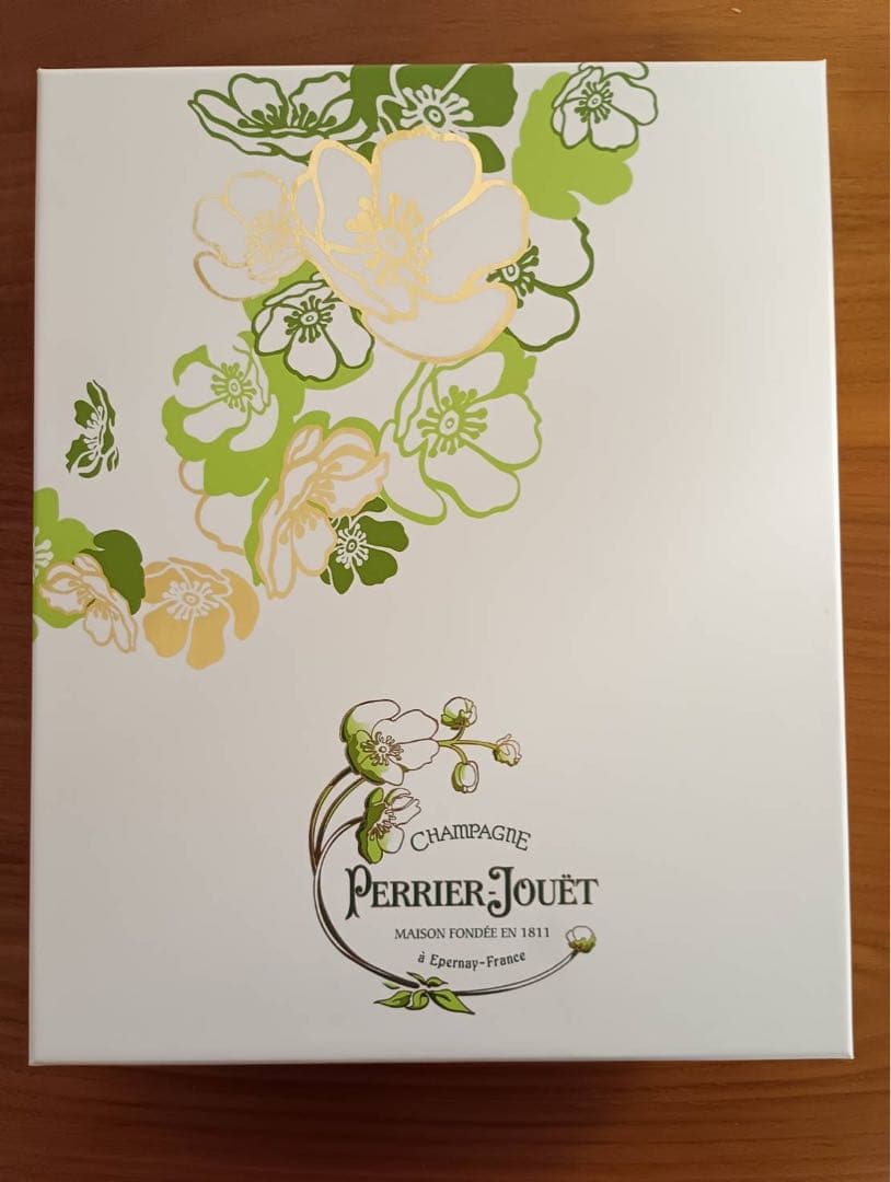 【2004年・希少】ベルエポック シャンパンセット グラス・オリジナル扇子付き