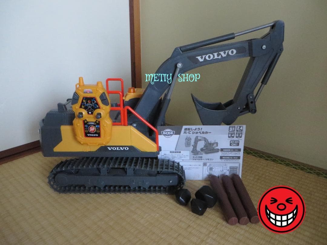 ディッキートイズ❊VOLVO(ボルボ)ショベルカー.ラジコン.リモコン付