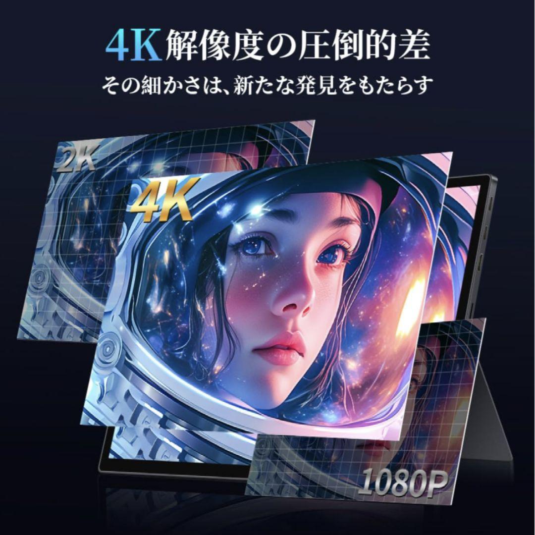 モバイルモニター 15インチ 4K 3240*2160 3:2画面比 高輝度