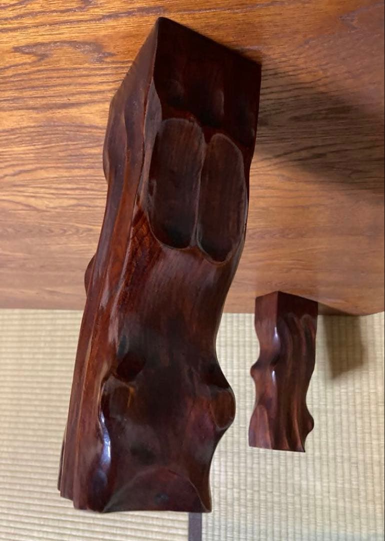 天然木一枚板 高級座敷机 150×90×32 送料込