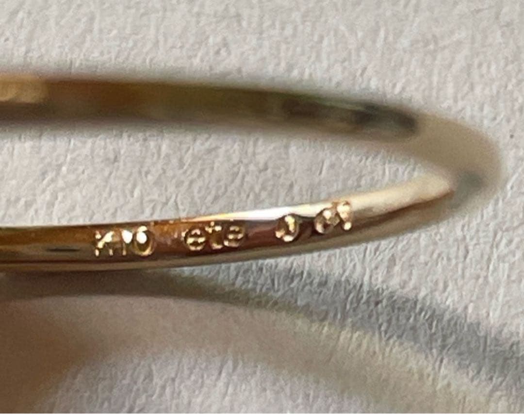 ete K10 ダイヤモンドリング　11号