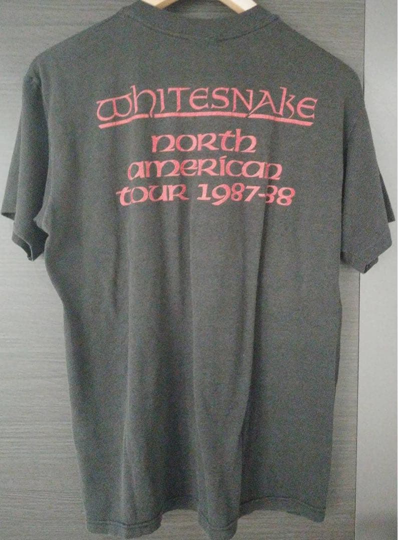 87年製·ビンテージ!ホワイトスネーク“アメリカツアー1987-88”　黒　L