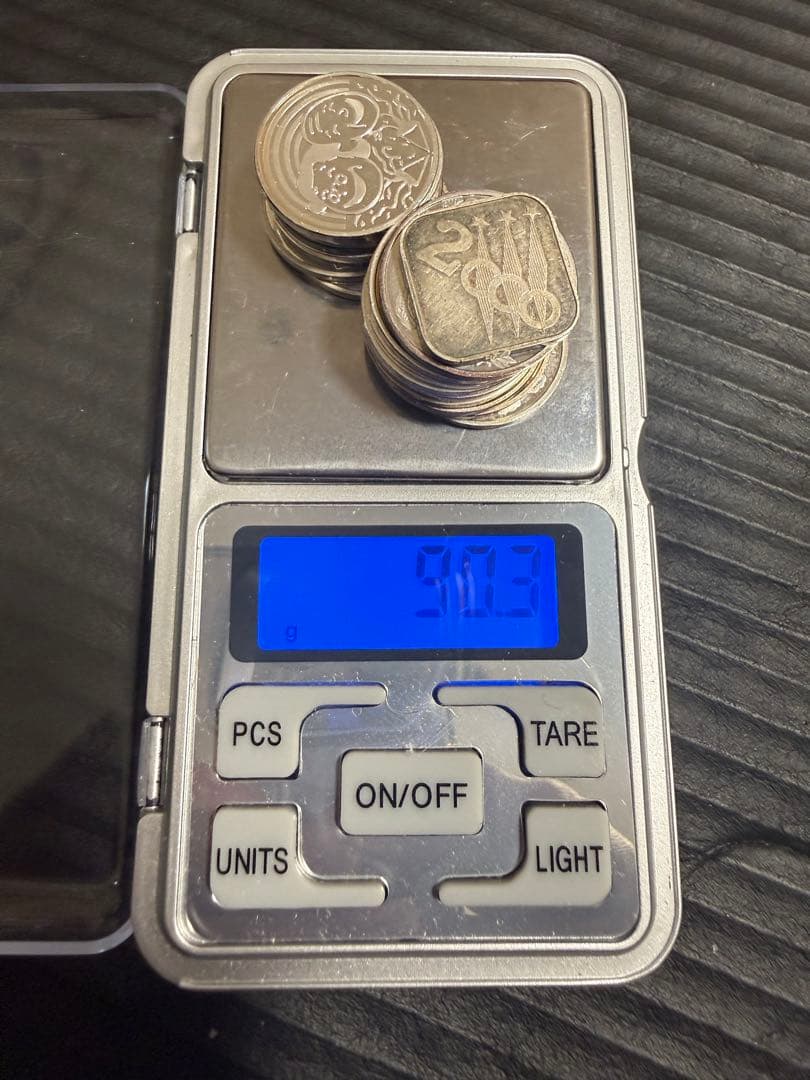 造幣局　純銀　年銘板　17枚　約90.3g