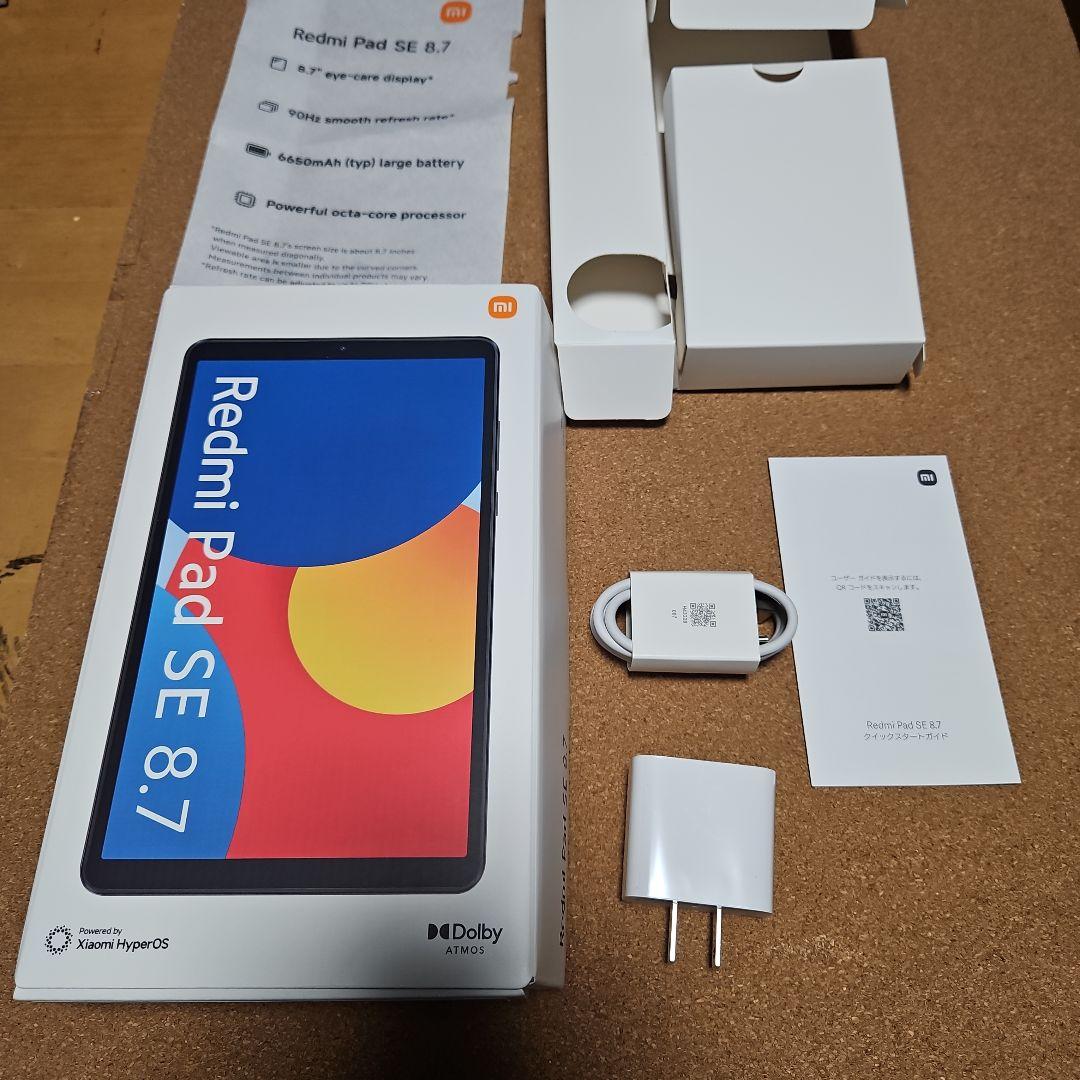 美品 Xiaomi Redmi Pad SE 8.7 グレー 4/64 WiFi