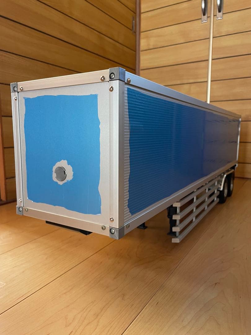 TAMIYA 1/14 セミトレーラー　アルミ製サイドバンパー付き