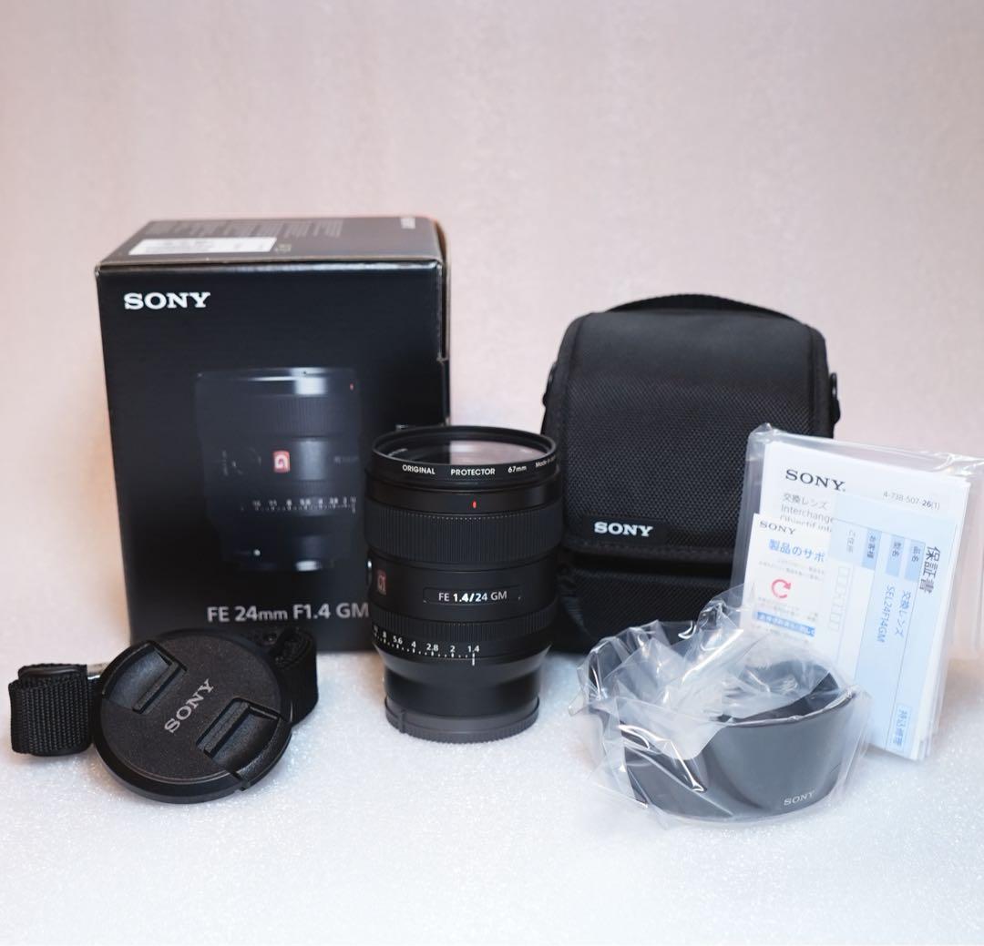 (美品)SONY FE 24mm F1.4 GM 可変NDフィルター付き