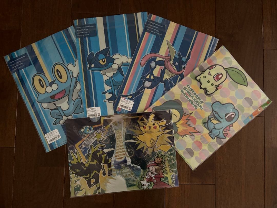 ポケットモンスター クリアファイル 5枚セット