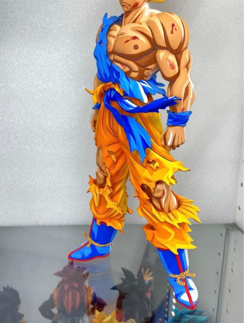 改修リペイント　ドラゴンボール　伝説の超サイヤ人　孫悟空　2D 二次元彩色