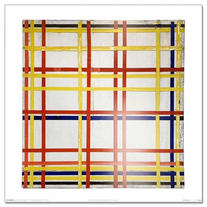 額装品/New York/ピエト モンドリアン/ポスター/アート/インテリア