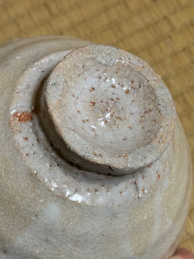 坂田泥華　萩茶碗