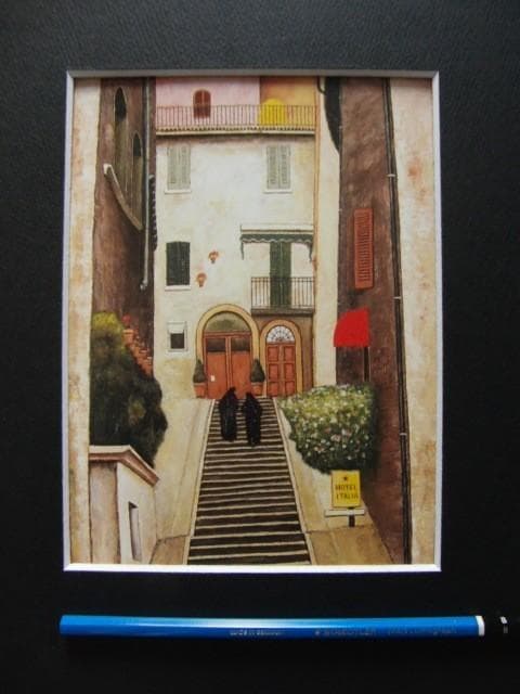 荒木 淳一 【二人の尼僧】希少画集画、状態良好、新品高級額装付