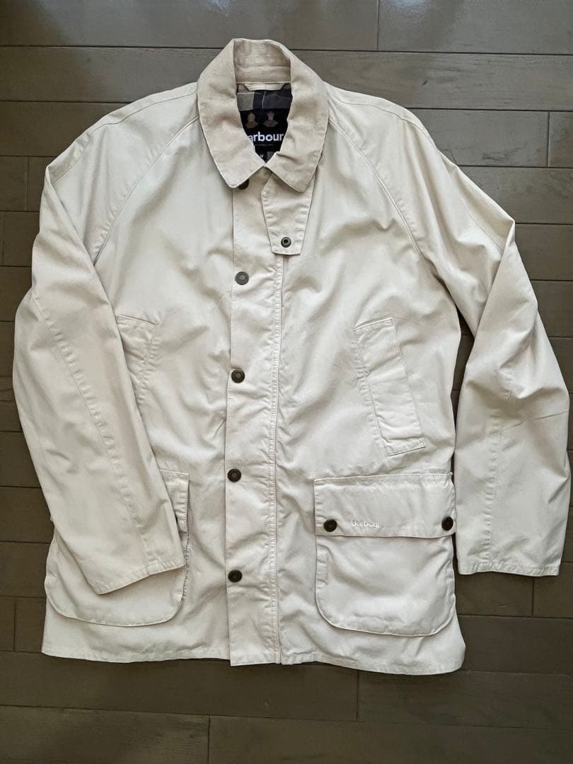 Barbour ホワイト カジュアルジャケット M