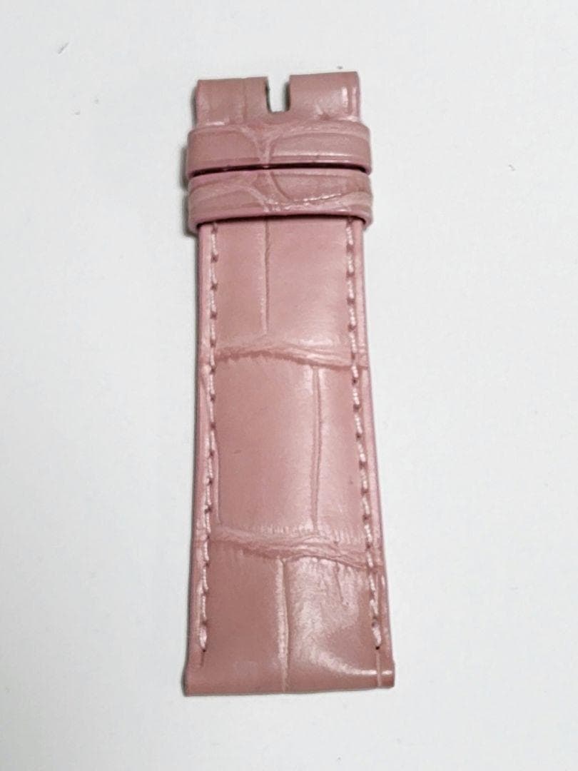 ショパール　純正　腕時計用　アリゲータベルト　ピンク　18/22