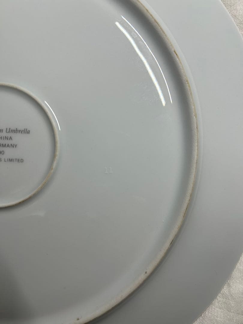 エルテ　『ブロッサム アンブレラ』 ファイン チャイナ　1990年　署名入り