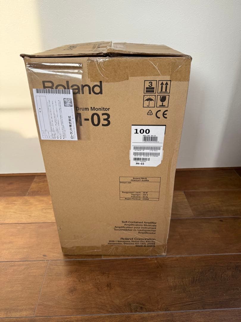 【美品！箱付き】Roland PM-03 ローランドパーソナルドラムモニター