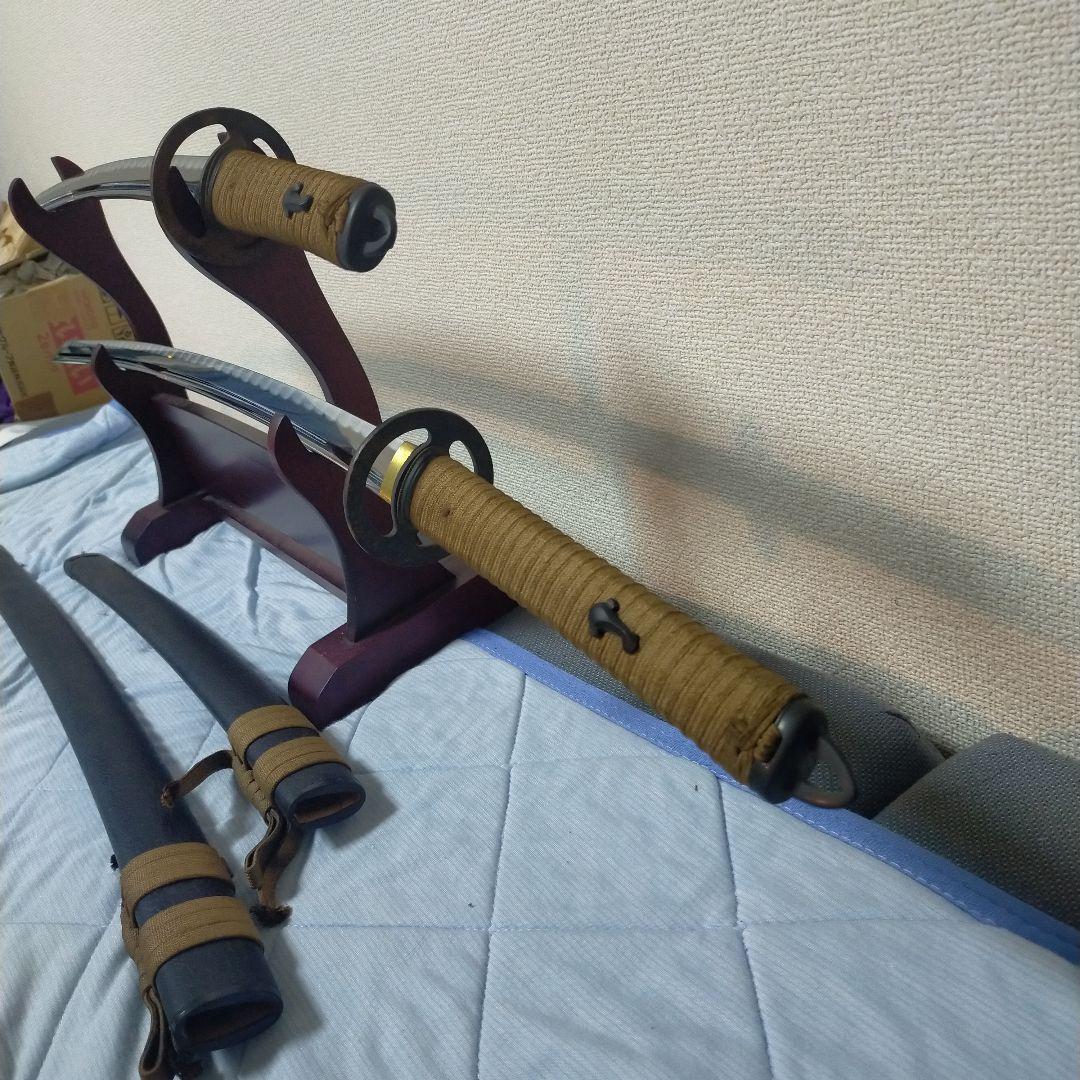 居合刀　模造刀　武蔵拵 二十四代　藤原兼房 宮本武蔵　日本刀　刀剣　鉄鍔