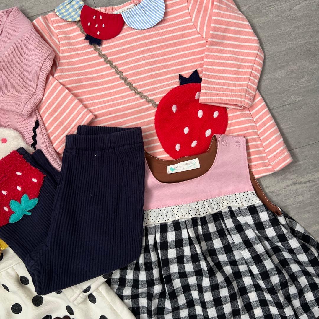 ベイビーチアー いちご ビスケット 長袖 80cm まとめ売り