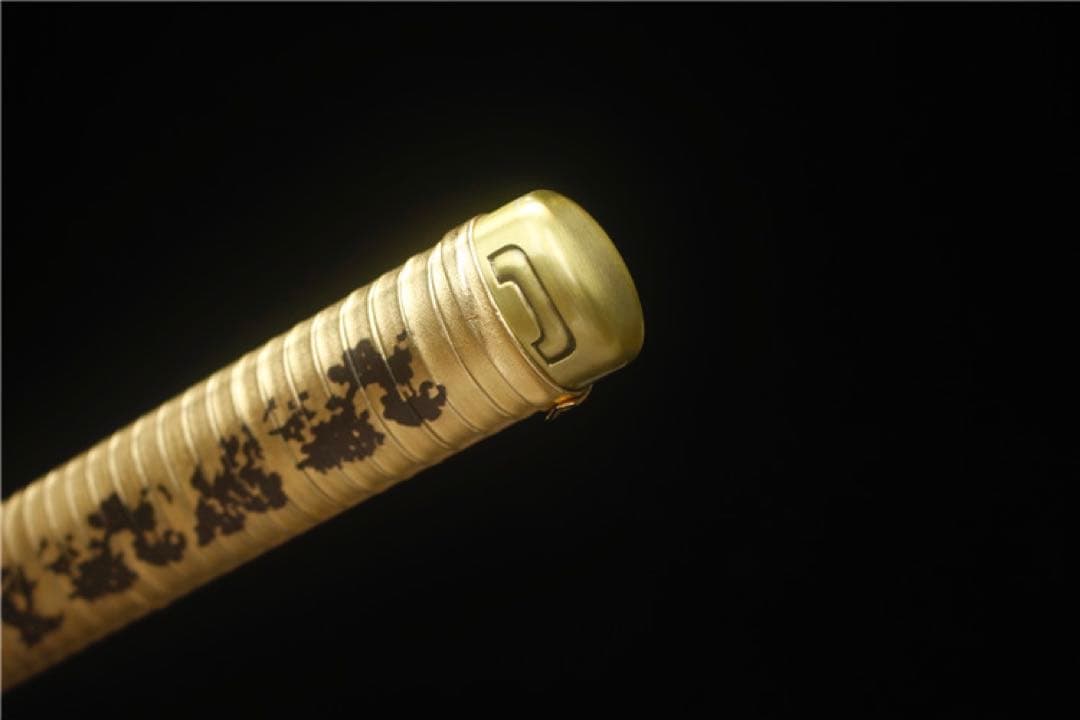 鬼滅の刃 継国縁一 日輪刀 皮革柄巻 双目釘 日本刀 模造刀 武具 舞踊刀